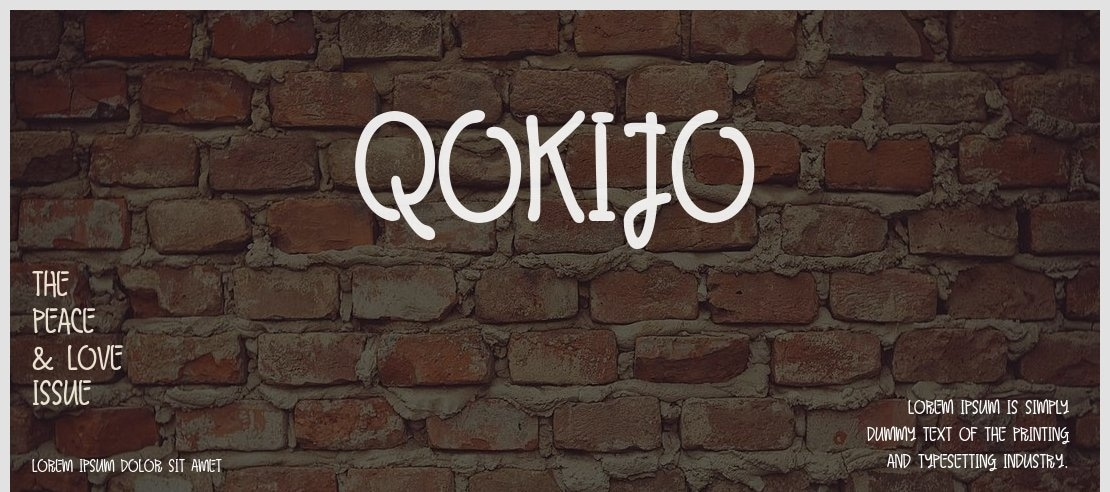 Qokijo Font