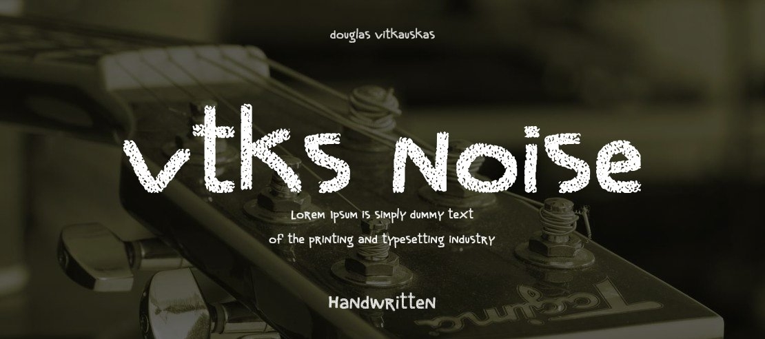 vtks noise Font