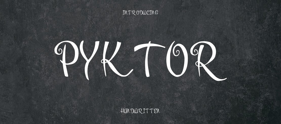 Pyktor Font