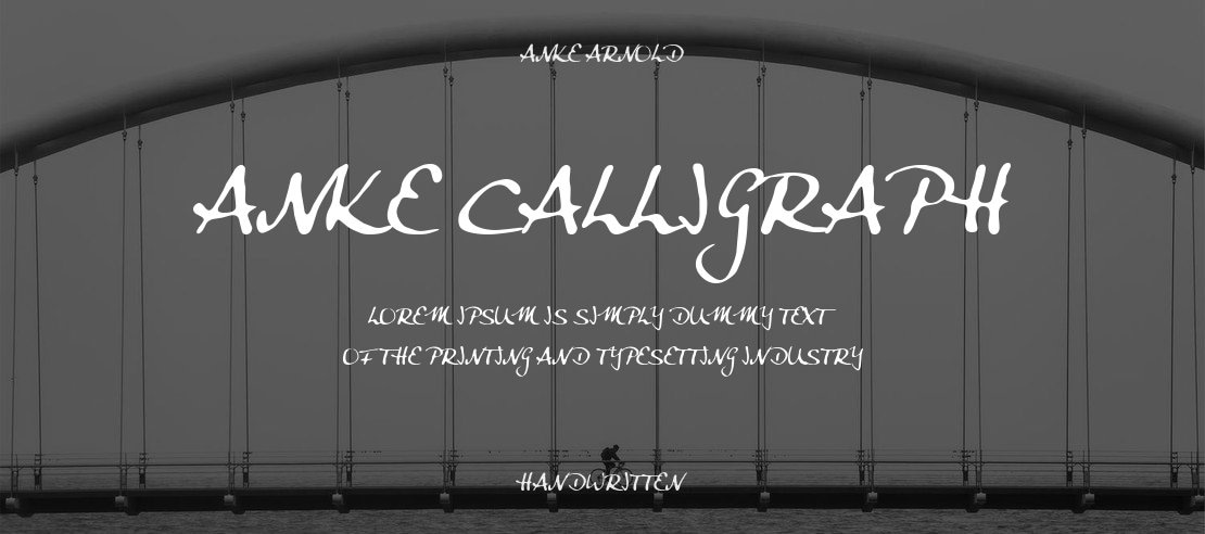 Anke Calligraph Font