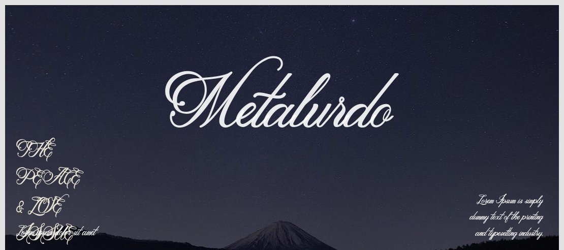 Metalurdo Font