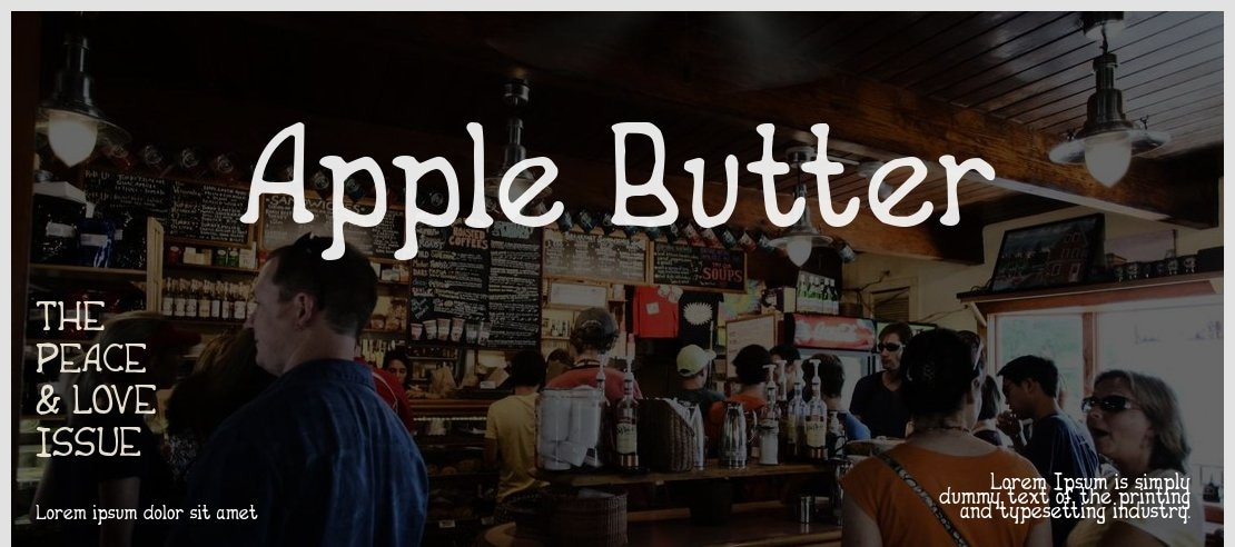 Apple Butter Font