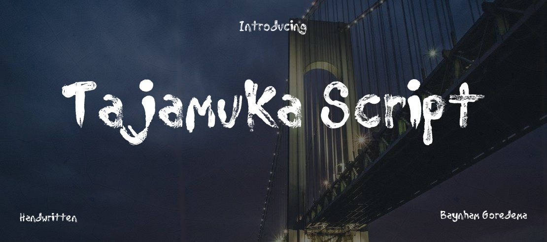 Tajamuka Script Font