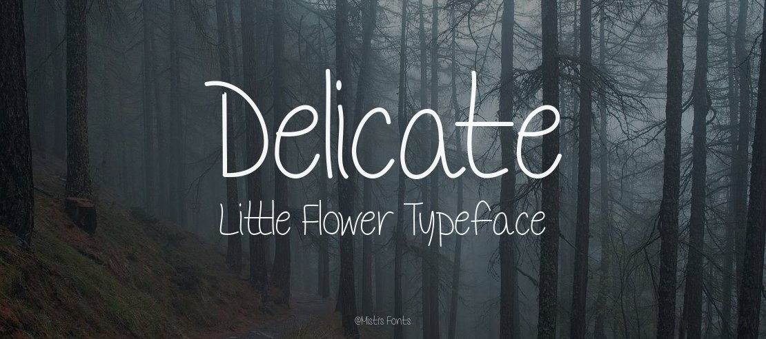 Delicate Little Flower Font