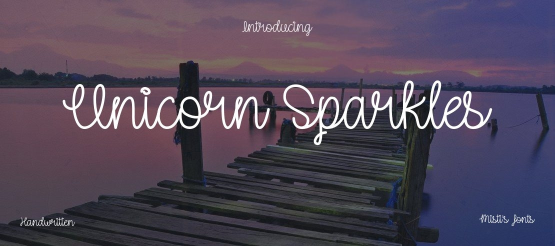 Unicorn Sparkles Font