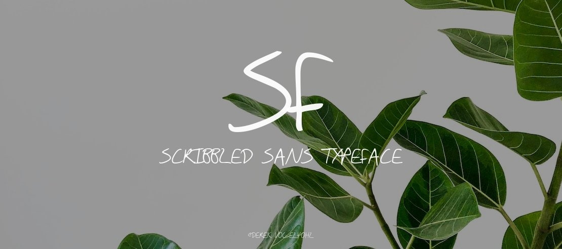 SF Scribbled Sans Font Family