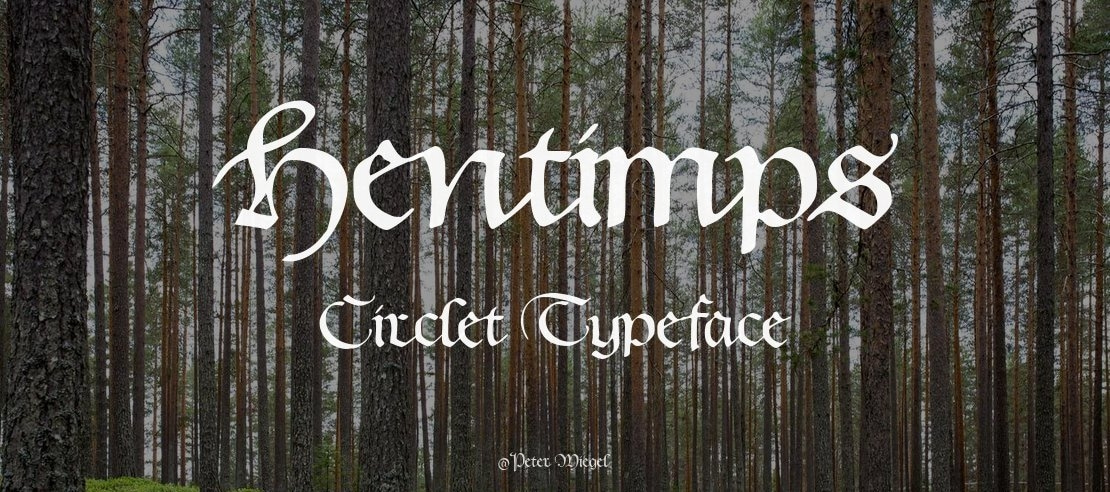 Hentimps Circlet Font