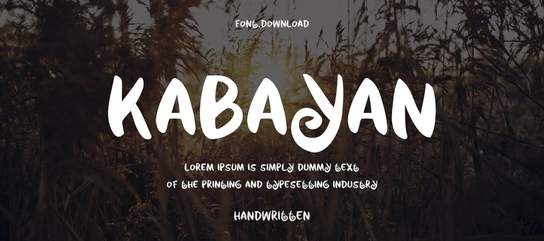 kabayan Font