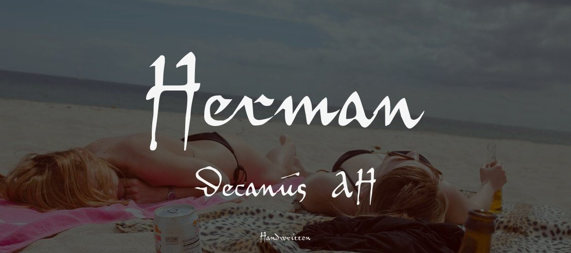 Herman Decanus  AH Font Family