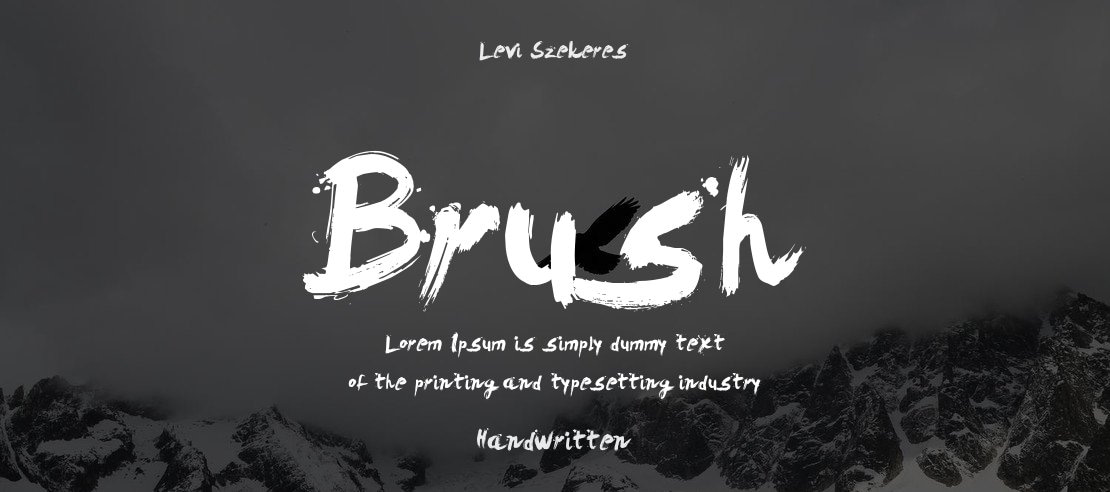 Download font hotsell levi brush