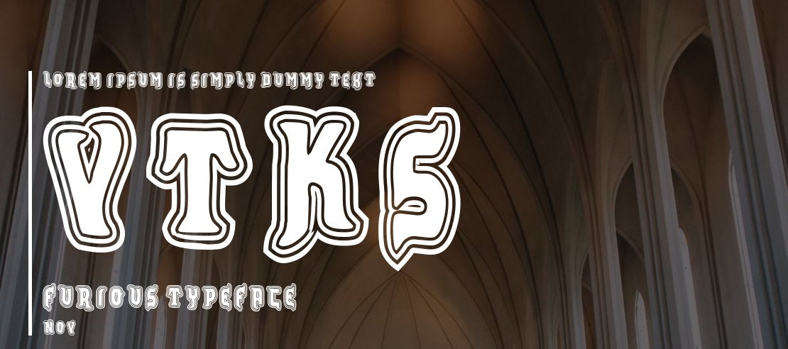 VTKS Furious Font