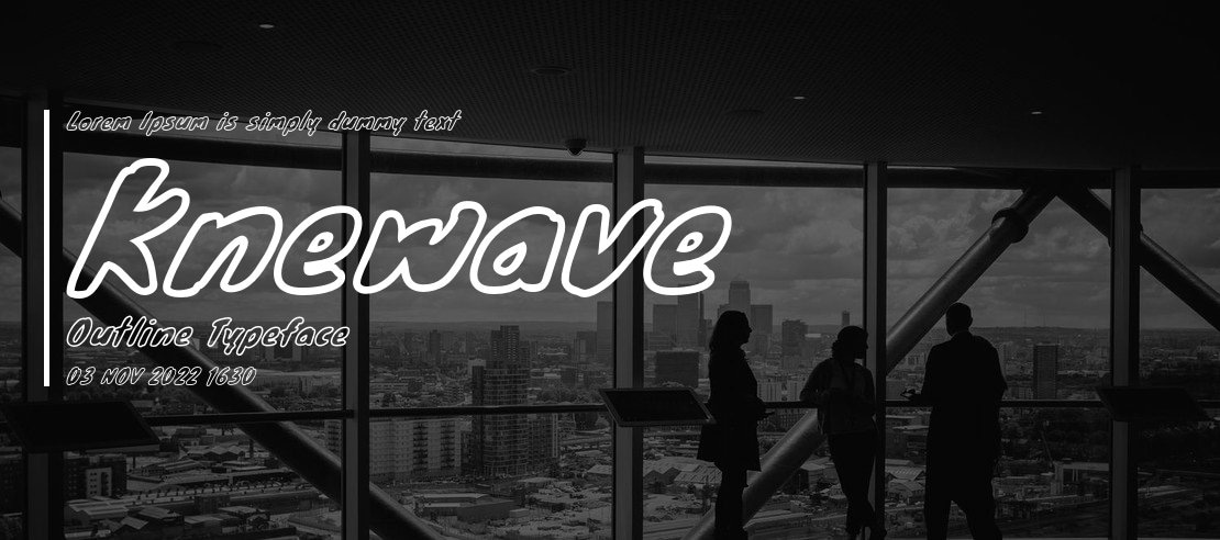 Knewave Outline Font Family