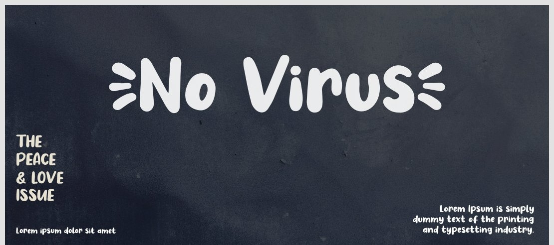 No Virus Font