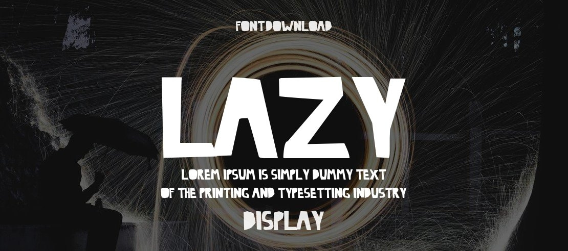 Lazy Font