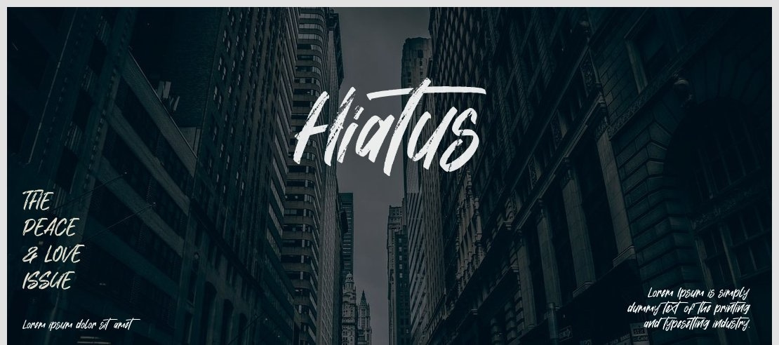 Hiatus Font