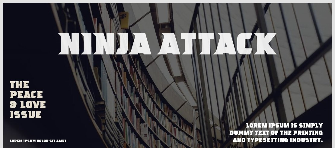Ninja Attack Font Family
