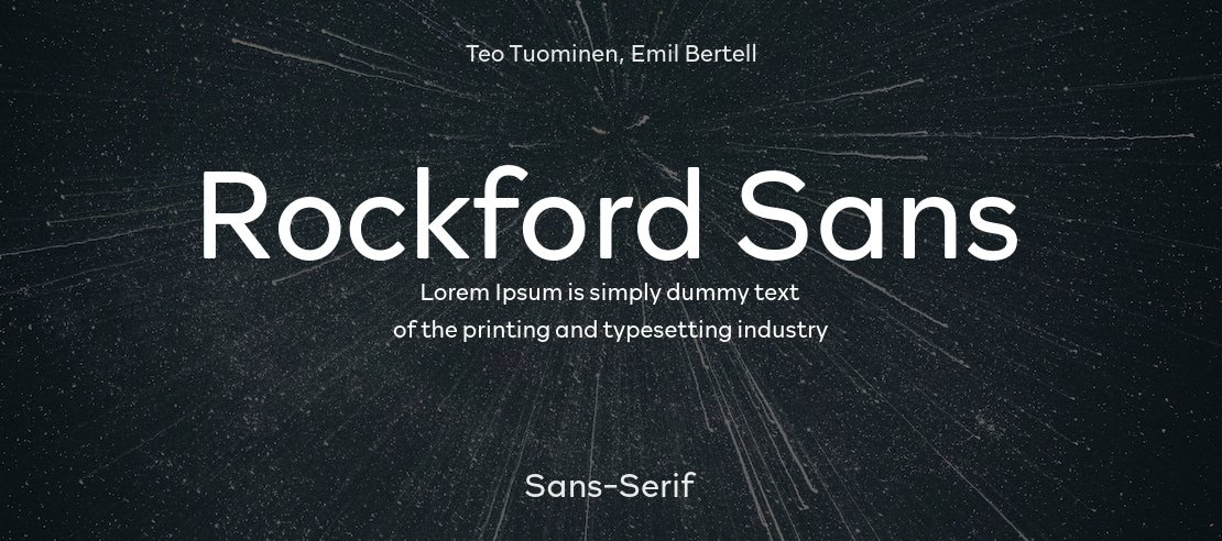 Rockford Sans Font