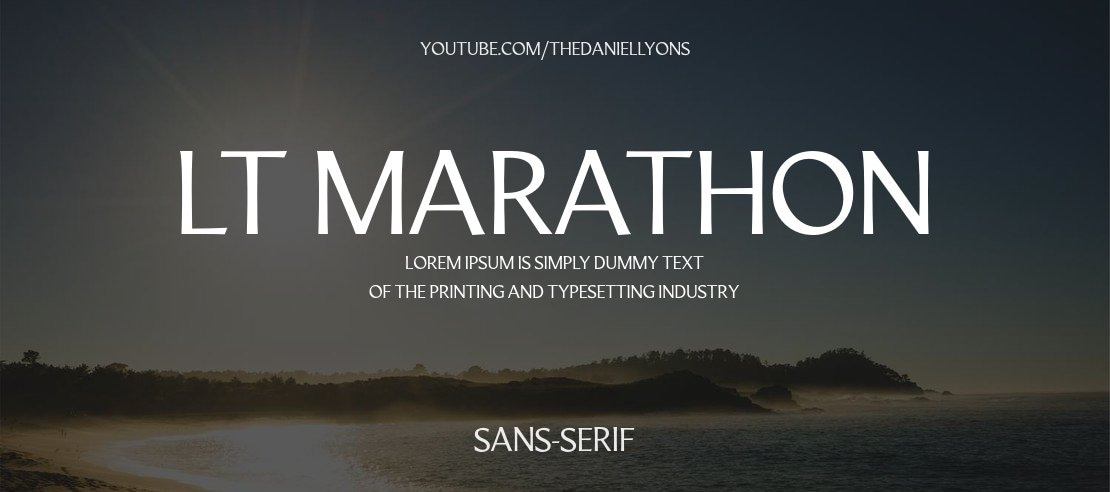 LT Marathon Font Family