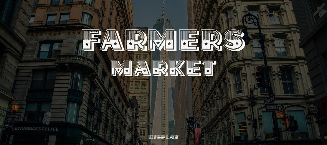 Farmers Market Font