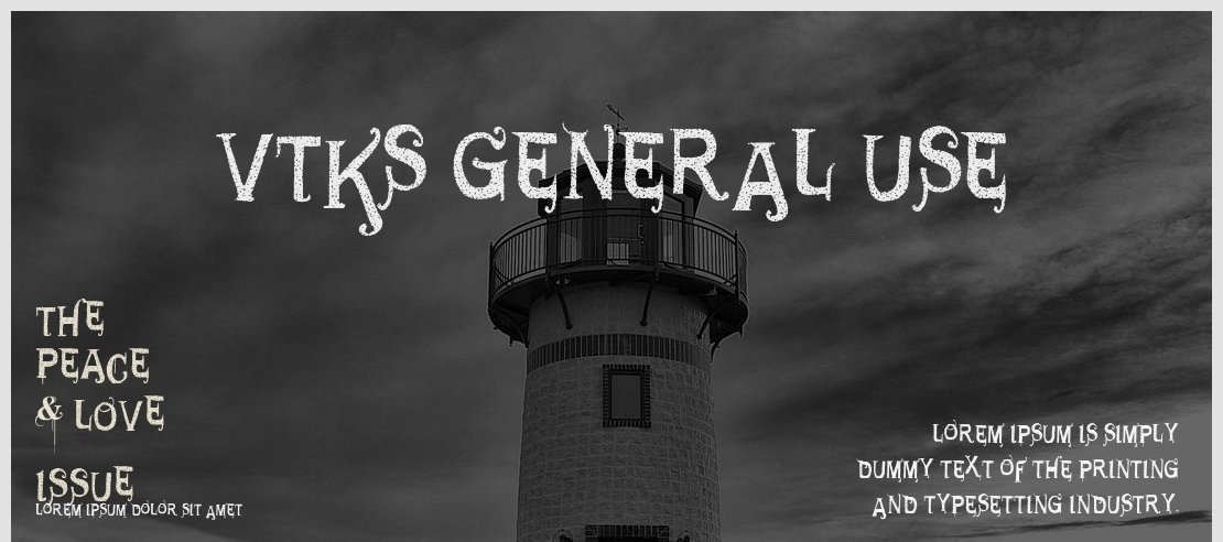 VTKS General Use Font