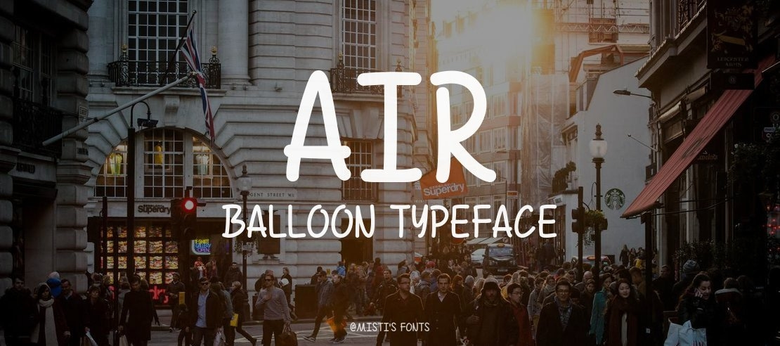 Air Balloon Font