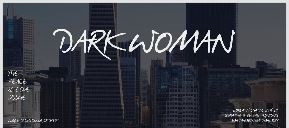 Darkwoman Font