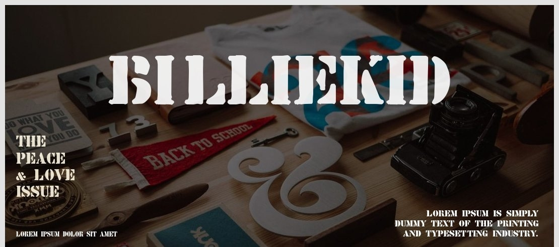 billieKid Font