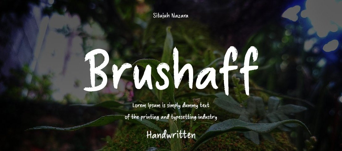 Brushaff Font