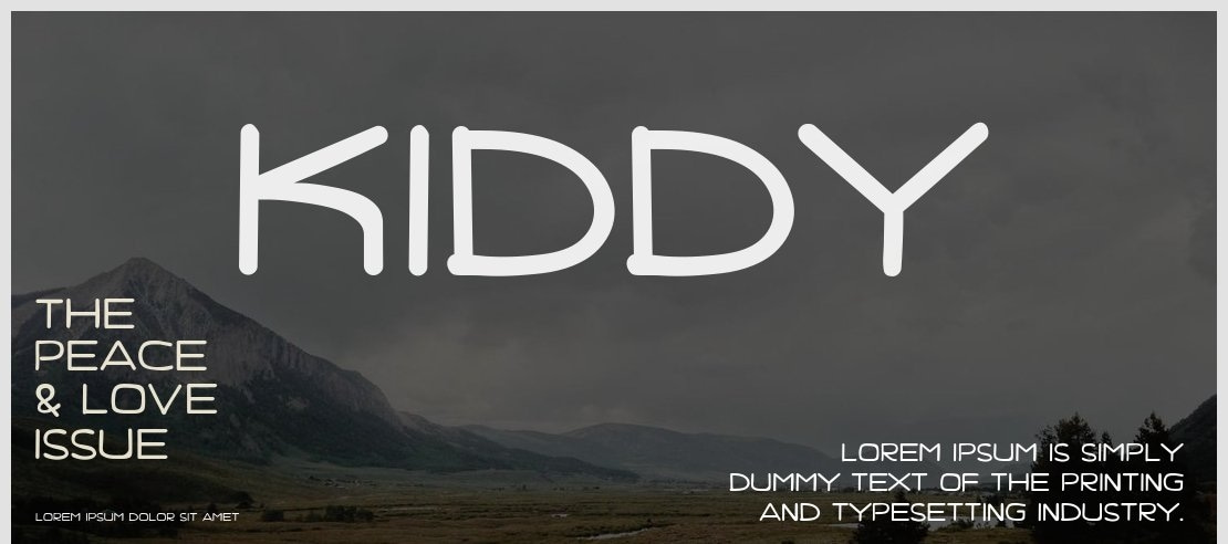 kiddy Font