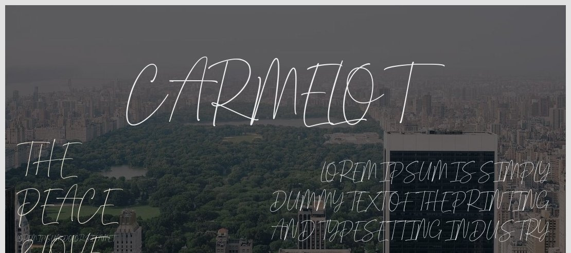 Carmelot Font