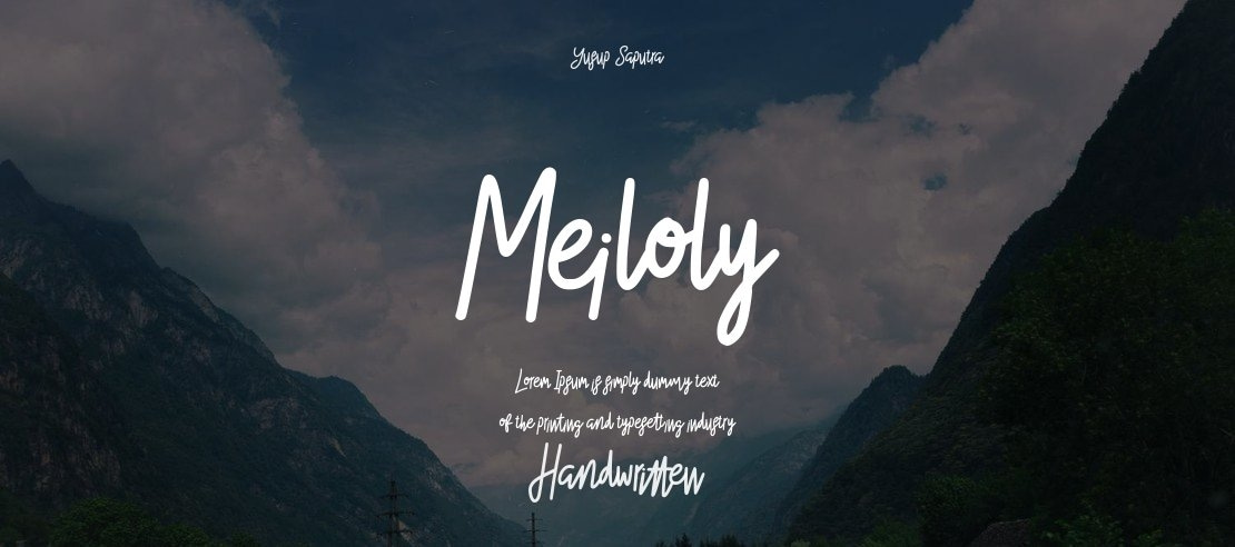 Meiloly Font