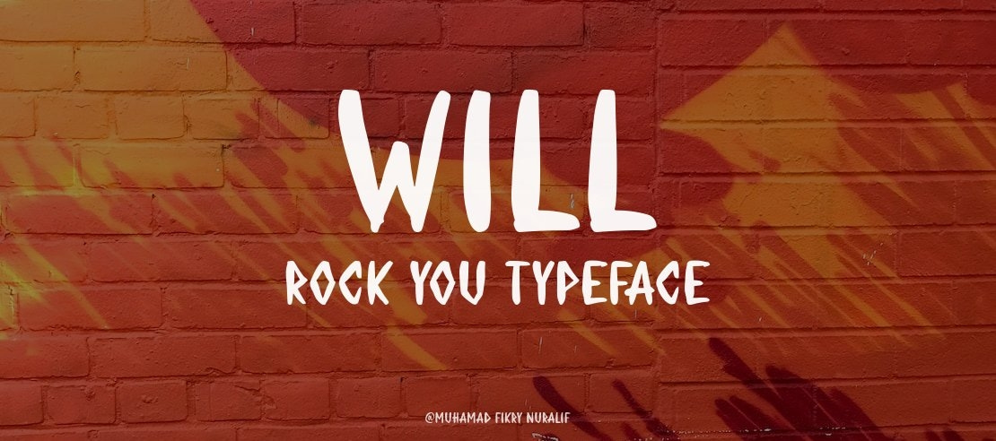 WILL ROCK YOU Font