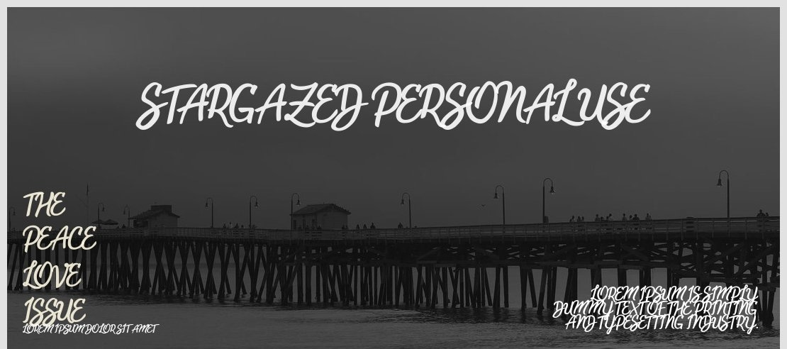 Stargazed Personal Use Font