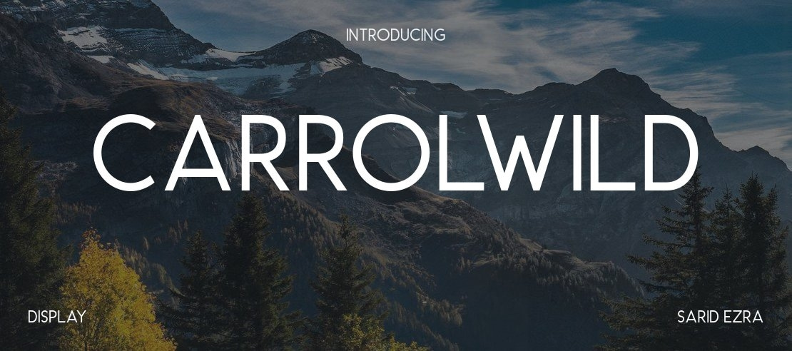 CarrolWild Font