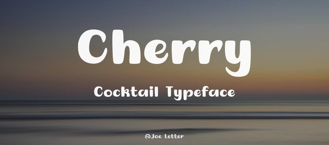 Cherry Cocktail Font