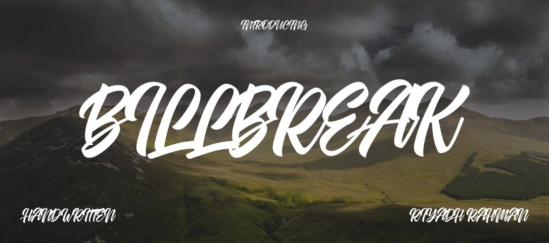 Billbreak Font