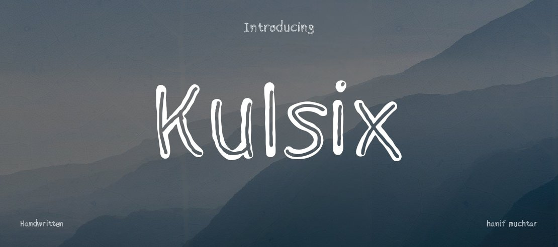 Kulsix Font