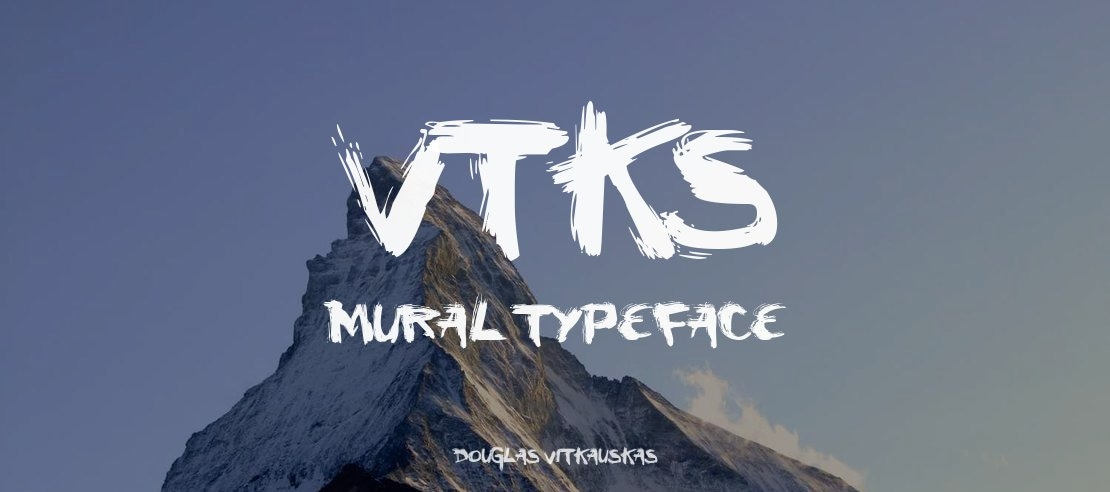 VTKS  mural Font