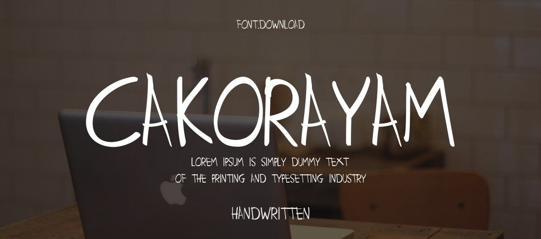 CakorAyam Font