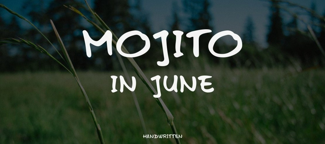 Mojito in June Font
