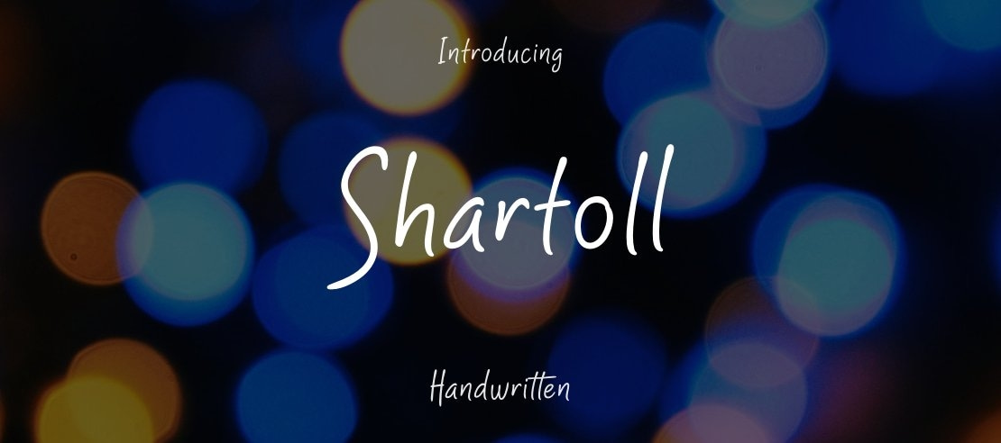 Shartoll Font