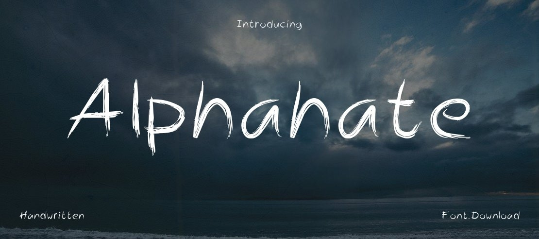 Alphahate Font