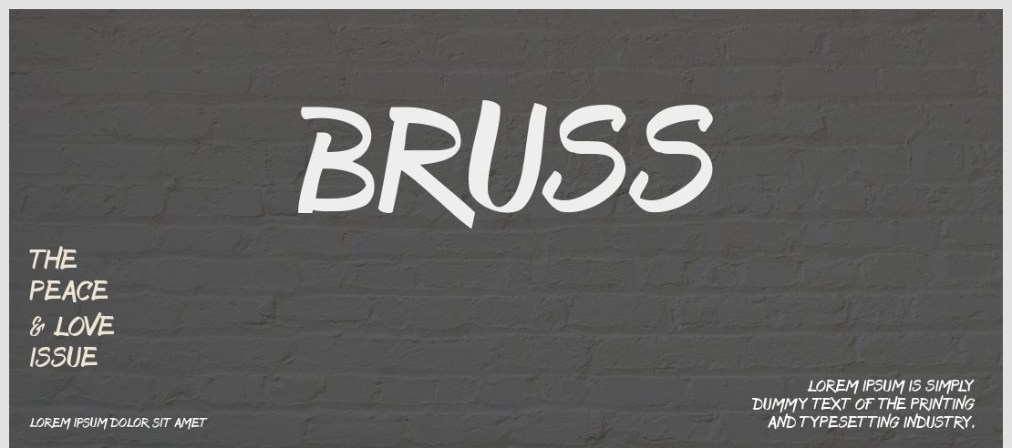 Bruss Font