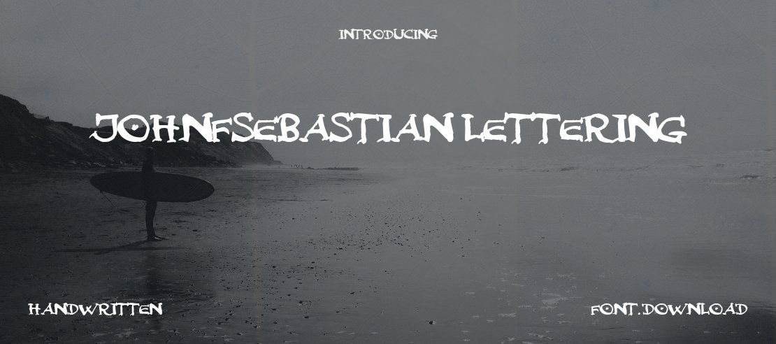 johnFsebastian Lettering Font