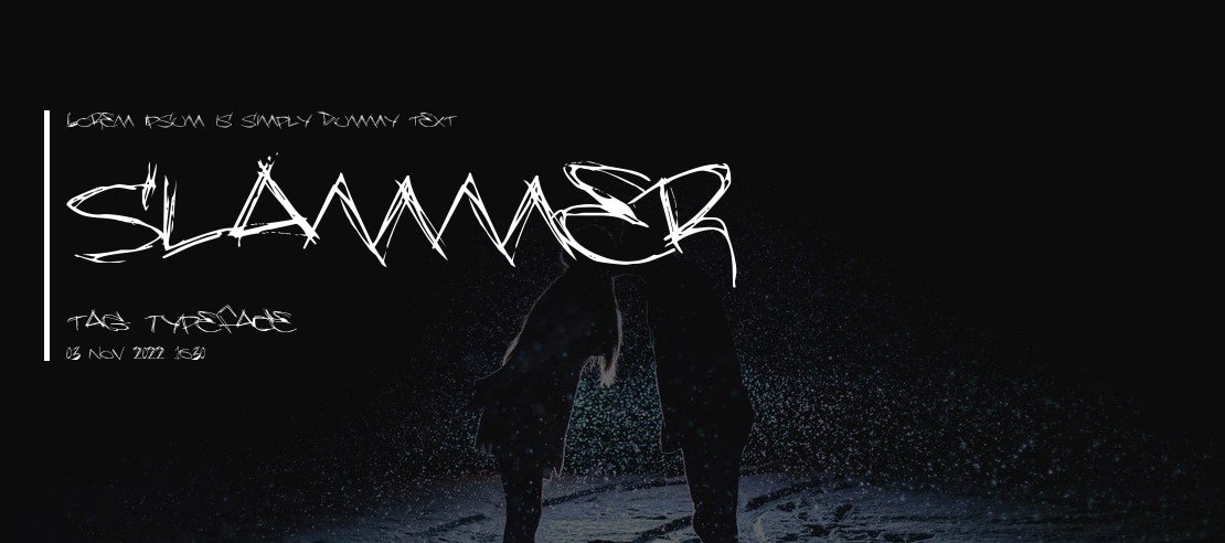 Slammer tag Font