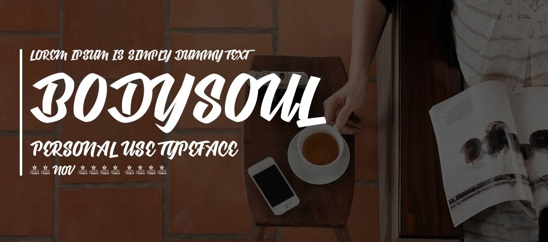 BodySoul personal Use Font