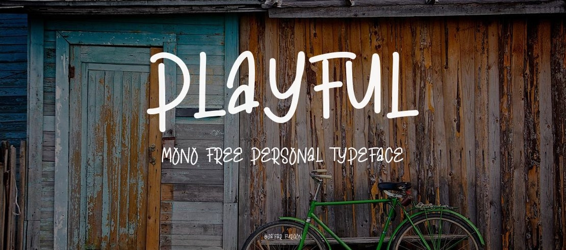 Playful Mono Free Personal Font