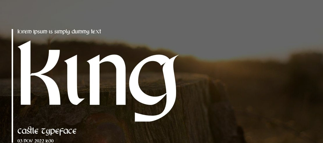 King Castle Font