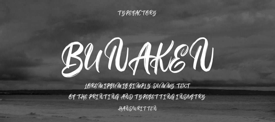 Bunaken Font