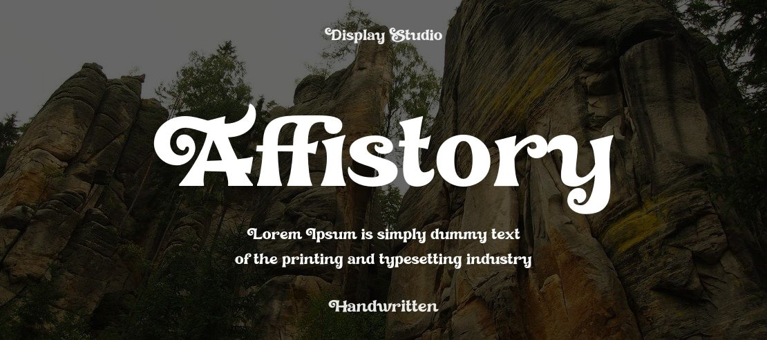 Affistory Font Family